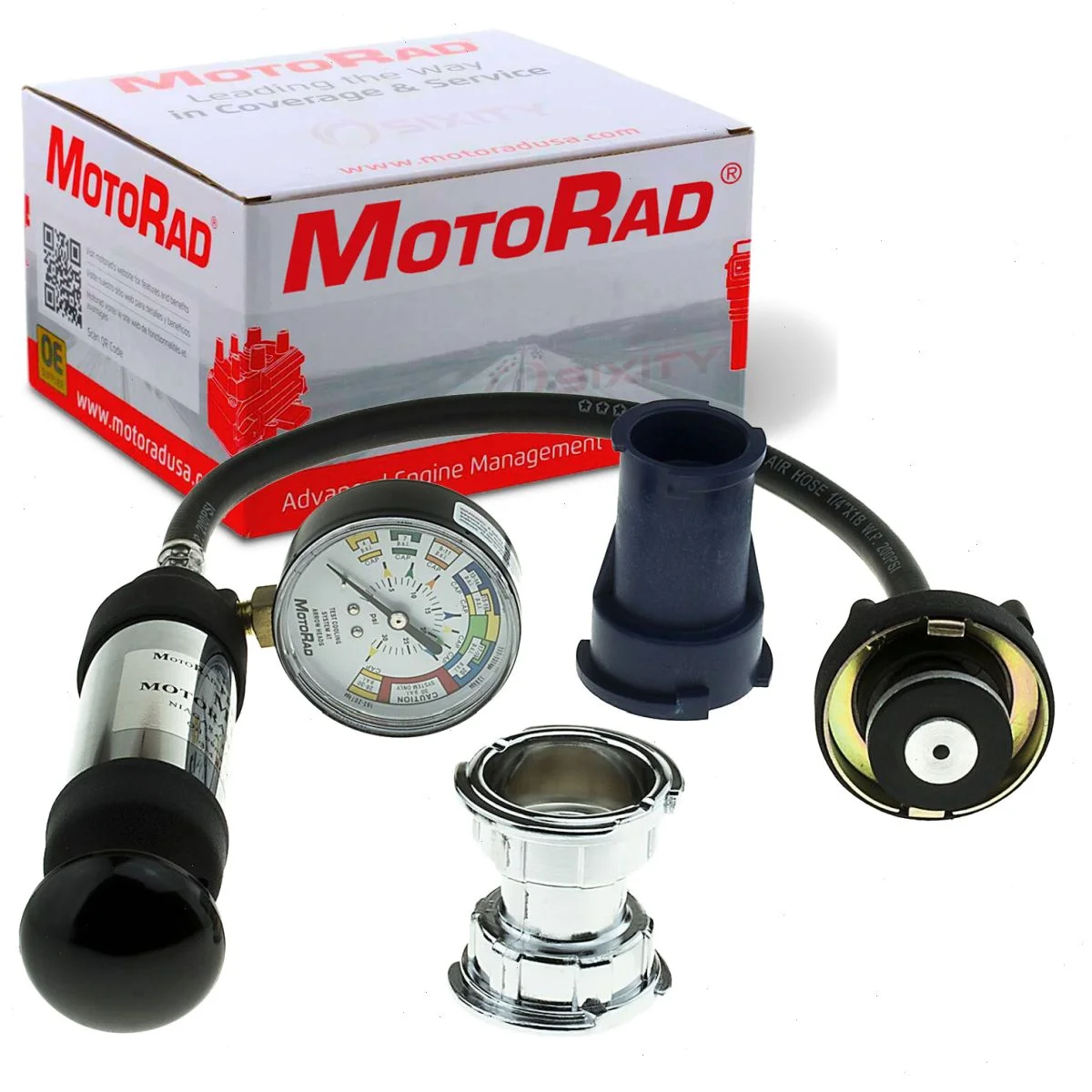 MotoRad Coolant System Pressure Tester compatible with Dodge Ram 1500 1994-2010