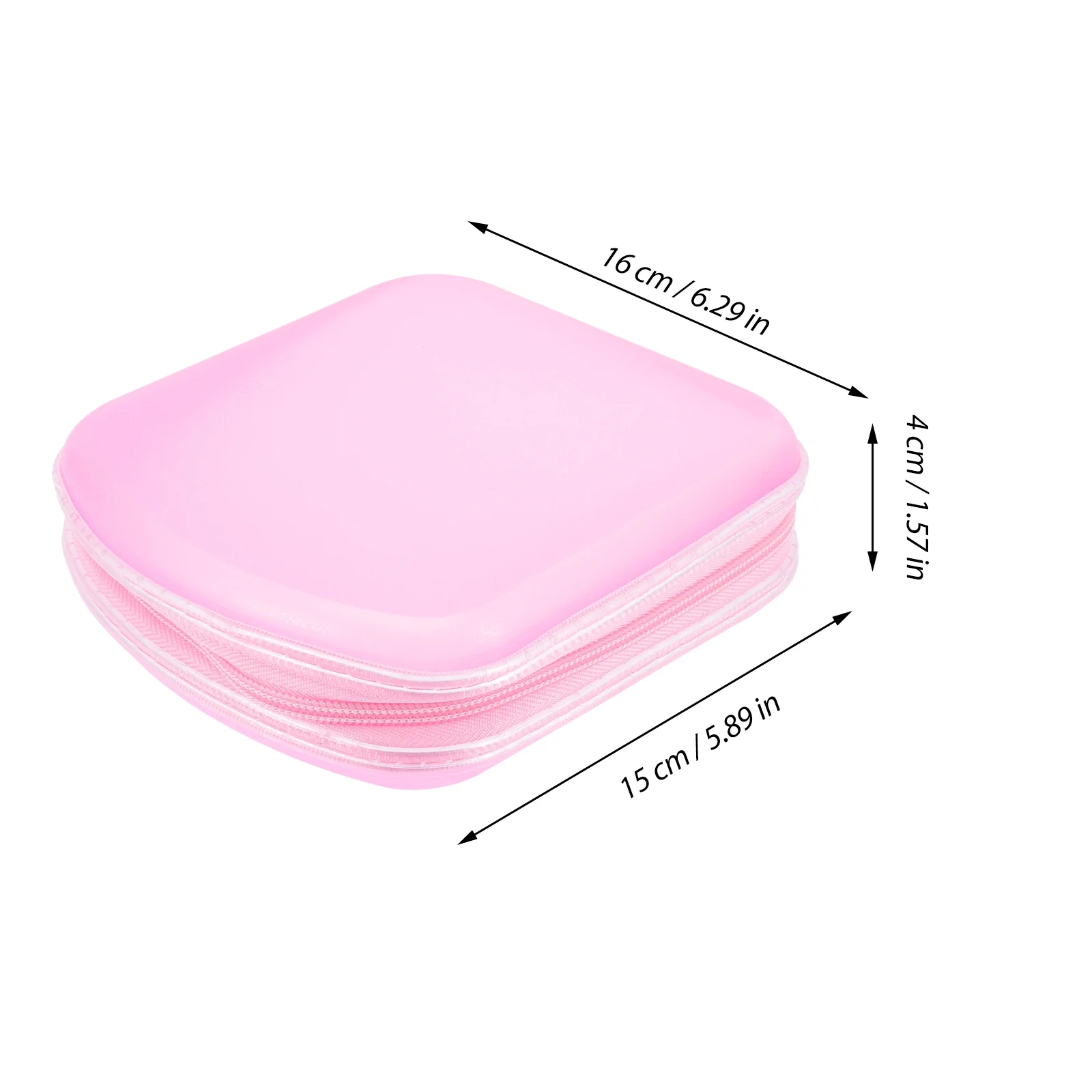 NUOLUX CD Case DVDs Wallet Holder Portable 40 Capacity CD Storage Bag Case Organizer