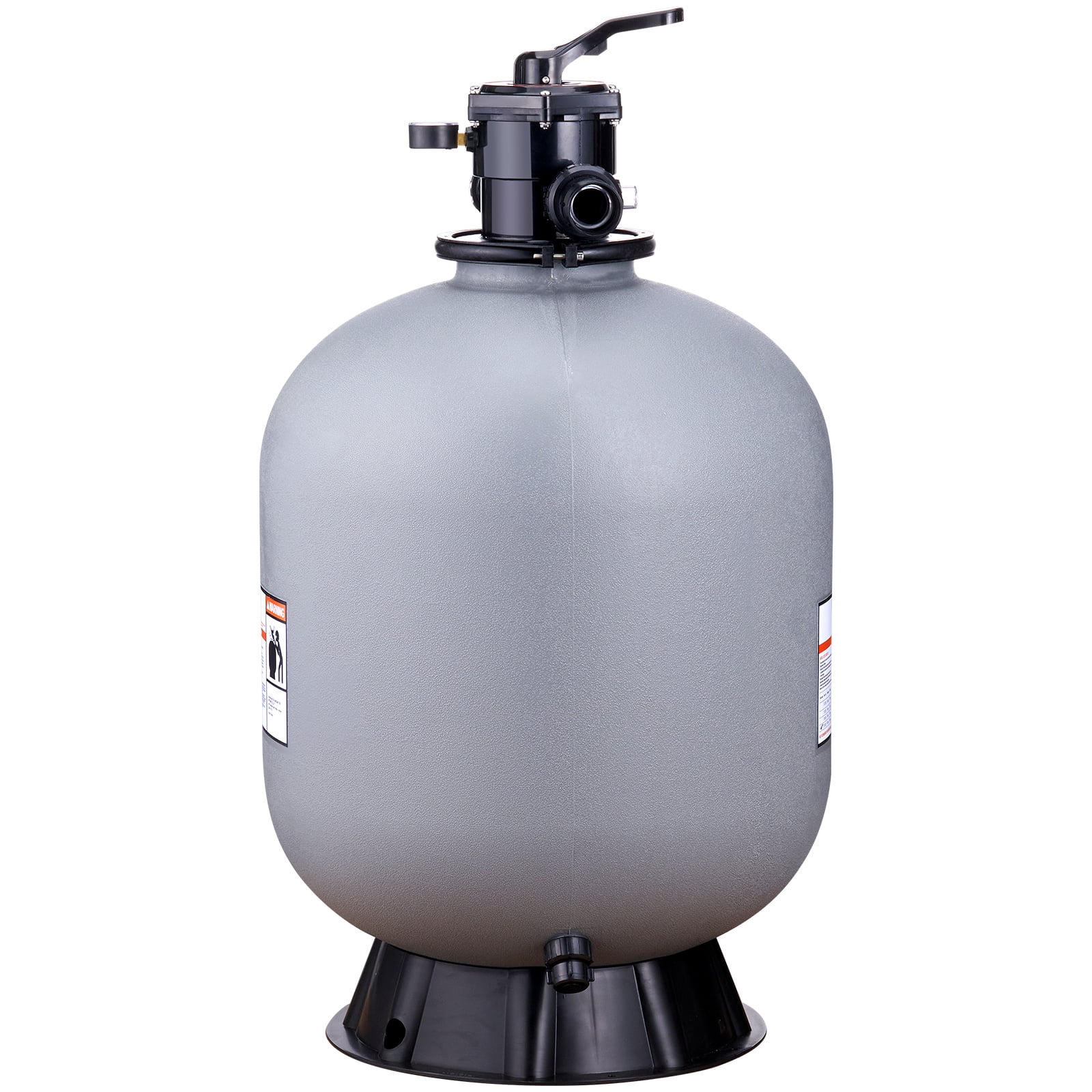 SKYSHALO Sand Filter 24+ Inground Swimming Pool Sand Filter with 7-Way Valve