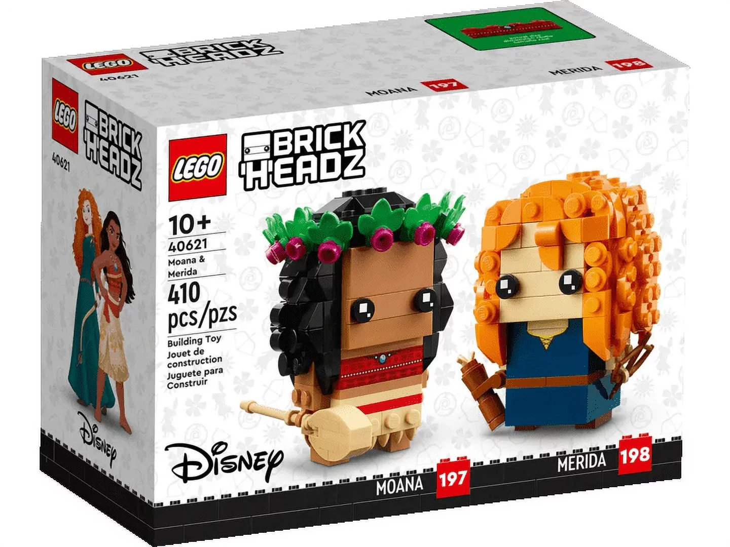 LEGO Disney Brickheadz Moana and Merida 40621 (410 Pieces)