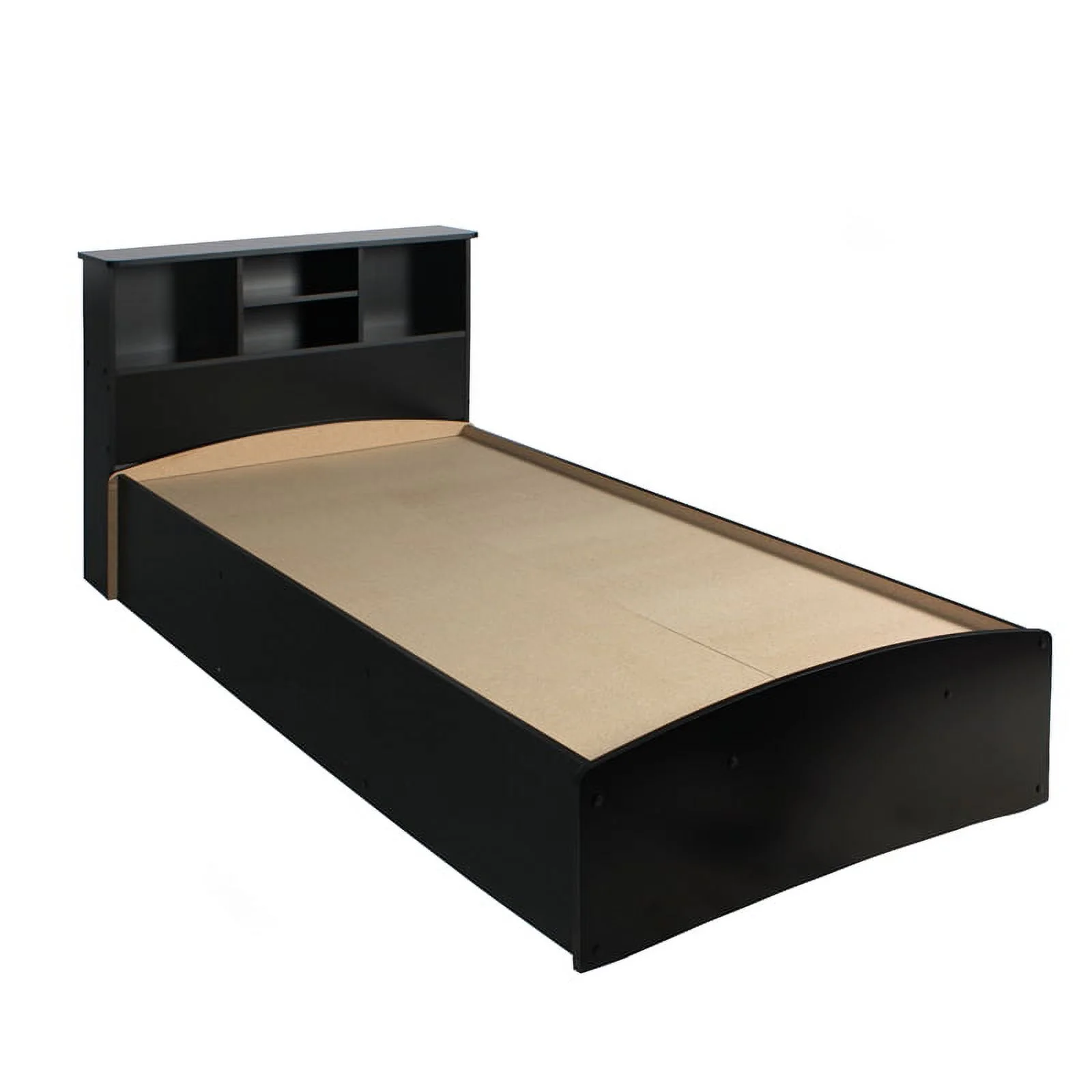 Home Square 3-Piece Set with Queen Captains Bed Armoire & 2-Drawer Nightstand