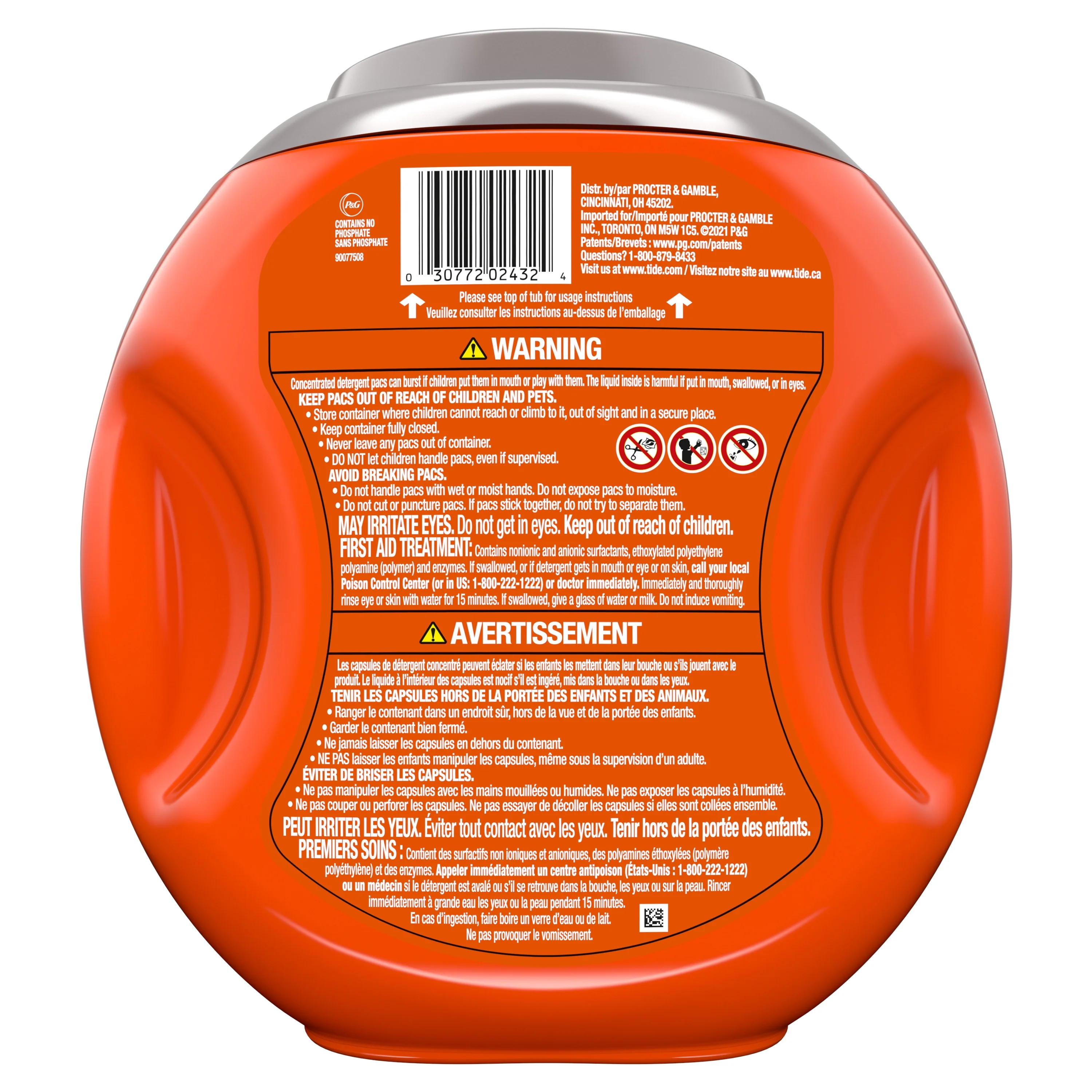 Tide Power Pods Laundry Detergent Pacs, Hygienic Clean, Spring Meadow, 25 ct