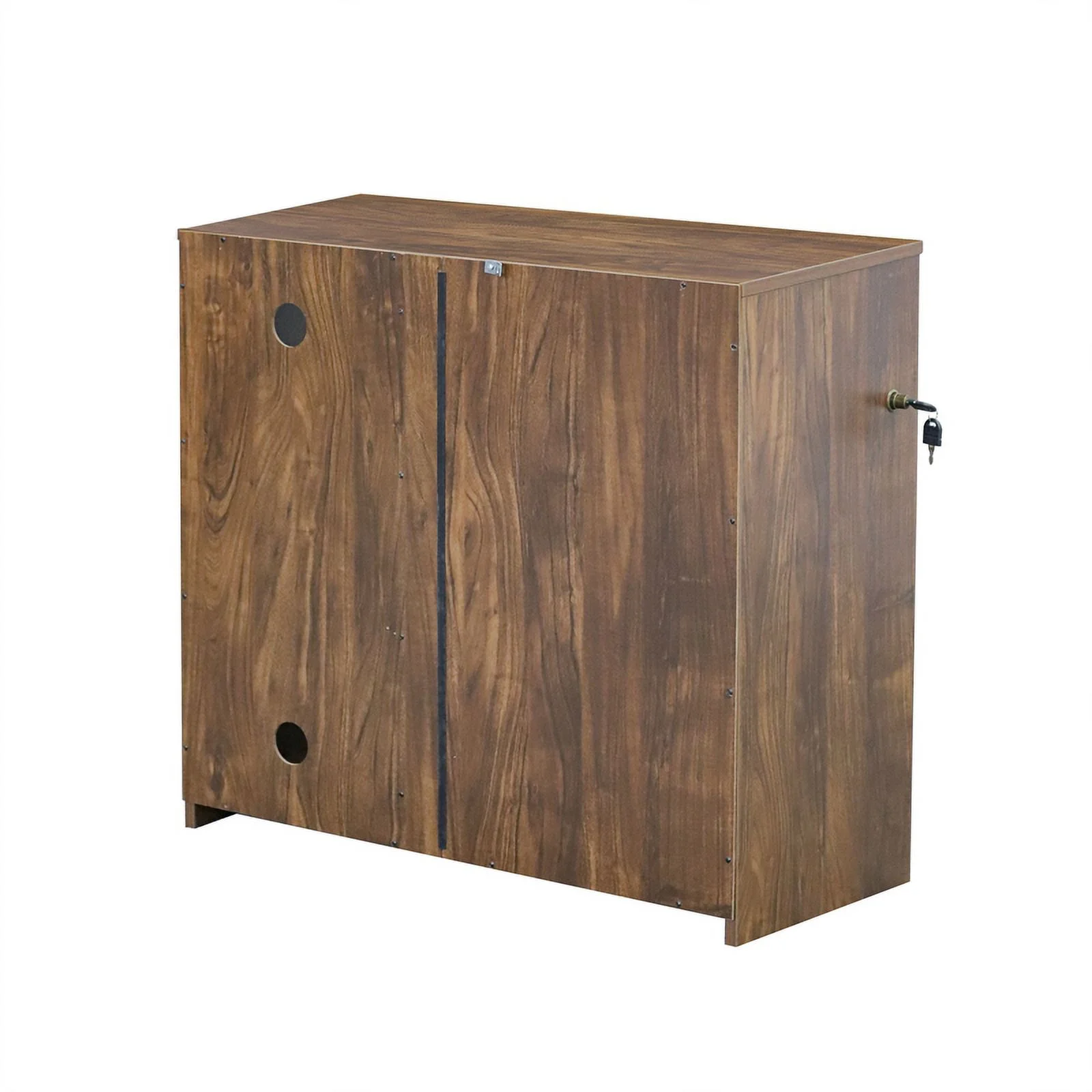 Saint Birch Elma 2-Drawer Modern Wood File Cabinet in Brown Rustic Oak