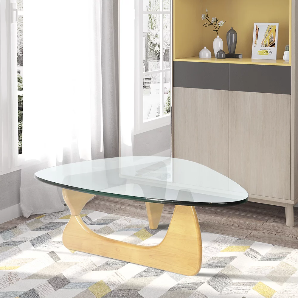 Modern Triangle Coffee Table - 50*36.2*15.7 inches - Stylish & Sturdy