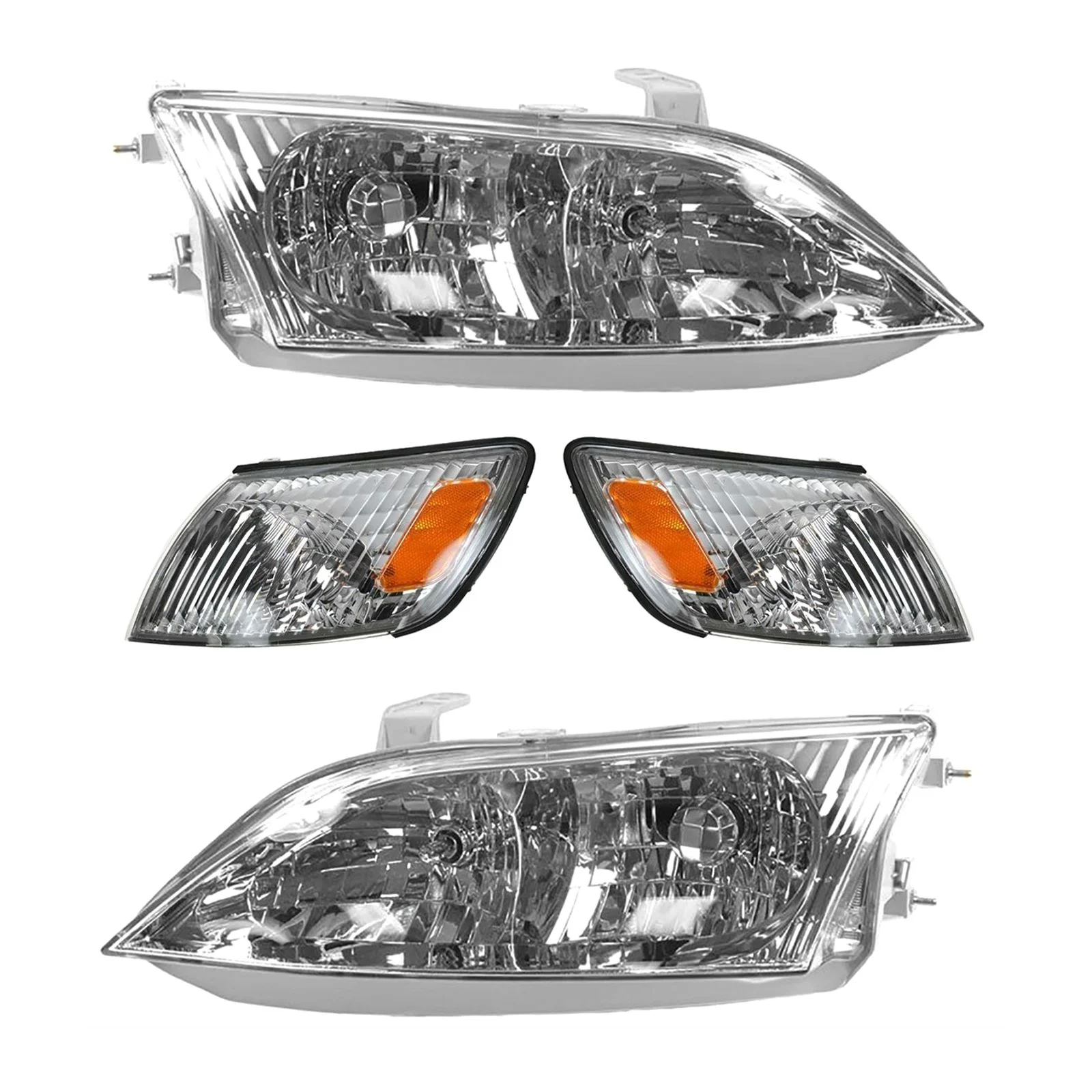 Geelife For 2000-2001 ES300 Headlight Lamp Parking Marker Corner Light Left Piece Kit