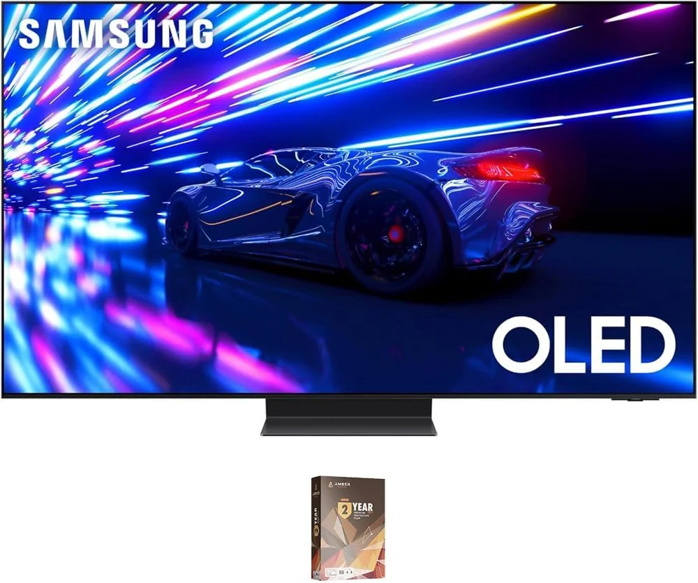 Samsung QN65S95DAFXZA 65 Inch OLED 4K Smart TV with Dolby Atmos and an Additional 2 Year Extended Protection (2024)