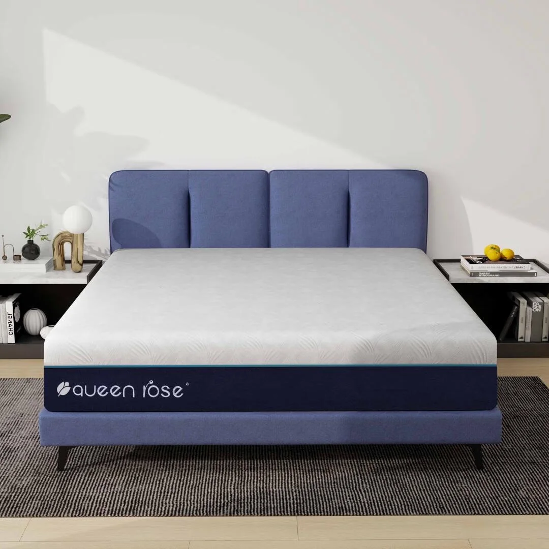 Queen Rose 10 inch Twin Size Last Foam Memory Foam Mattress in a Box, Medium Firm