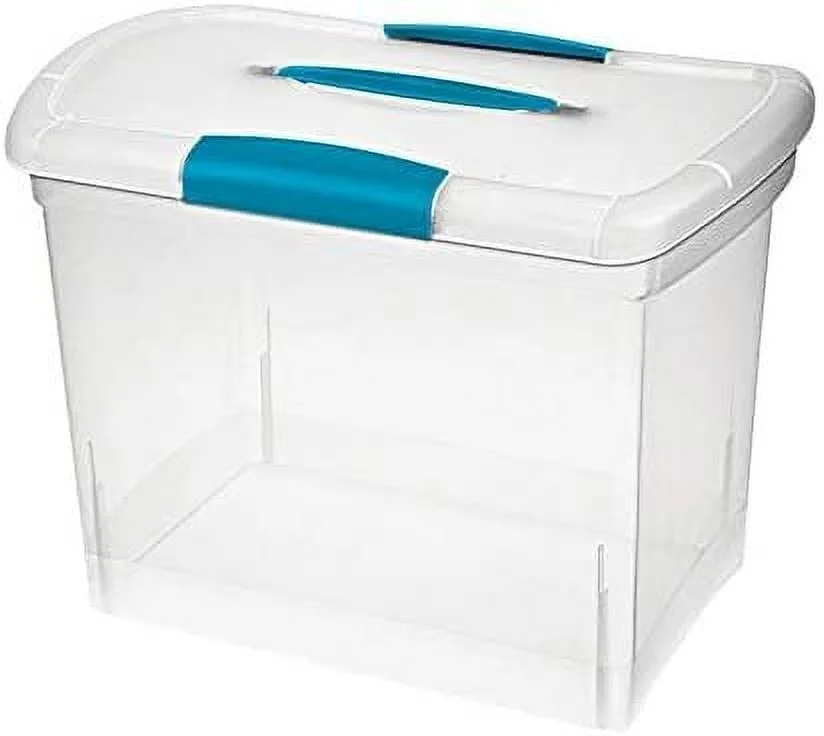 STORAGE BOX LARGE CLEAR