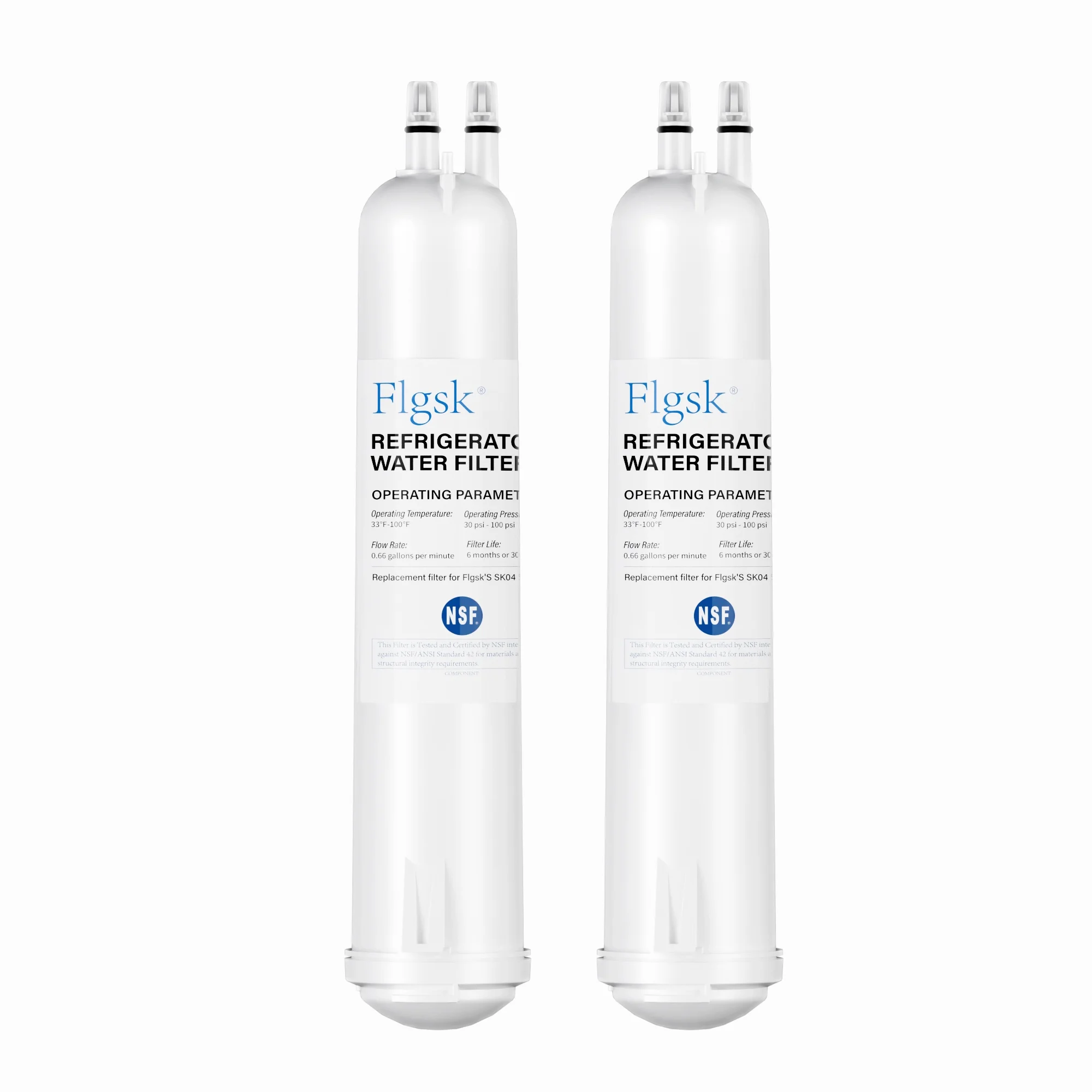 EDR3RXD1 refrigerator water filter replacement, Compatible with EDR3RXD1, Filter 3, 4396841, 46-9020, 9083, W10121145, 4396710, P1WB2, 2 PACK