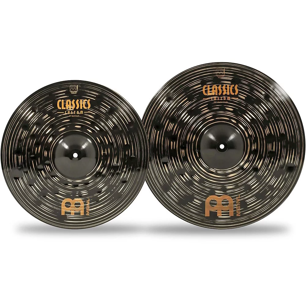 MEINL Classics Custom Dark Double Bonus Cymbal Set with Free Classics Custom Trash Crash and Ching Ring