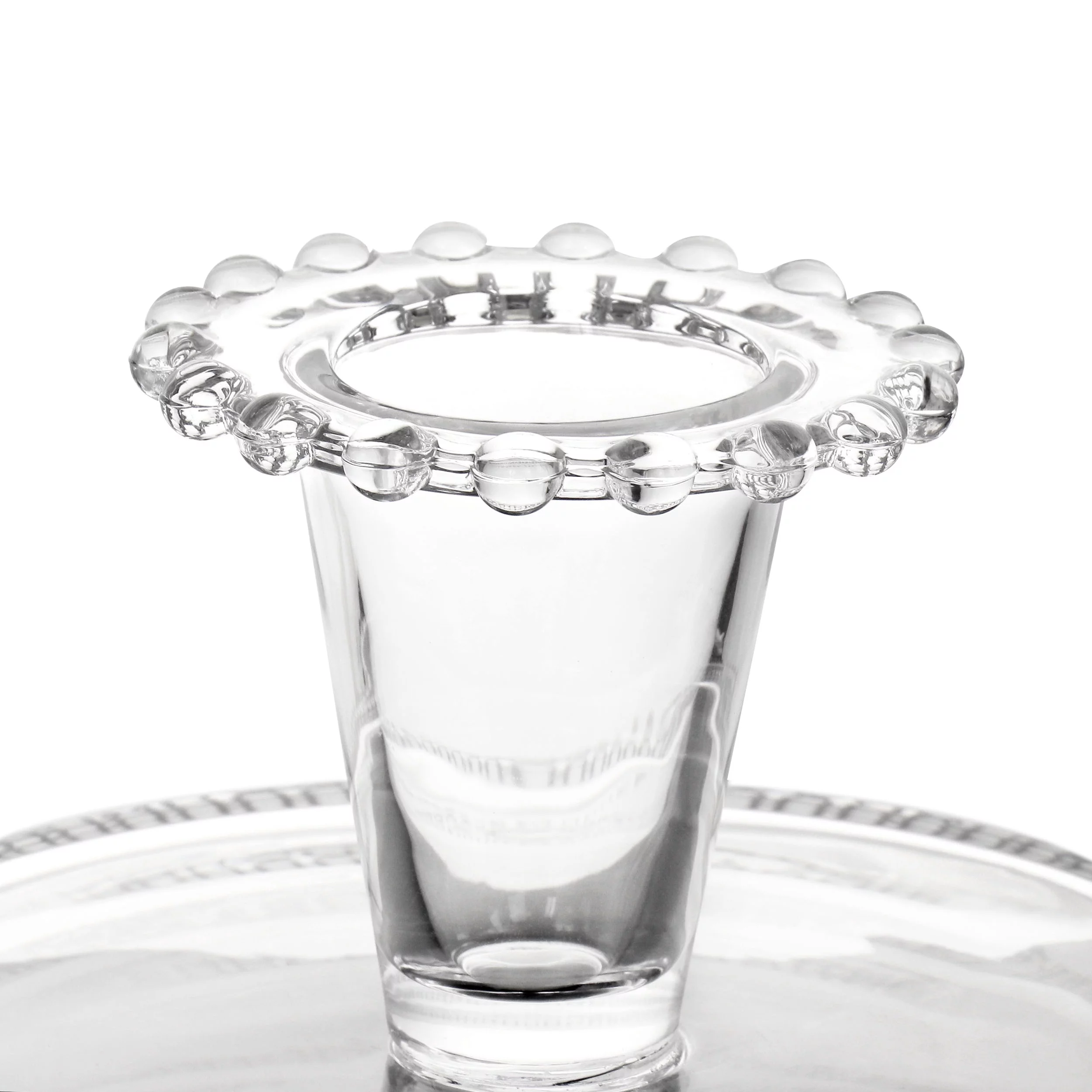 Gibson Home Sereno 12in Glass Pedestal Cake Stand