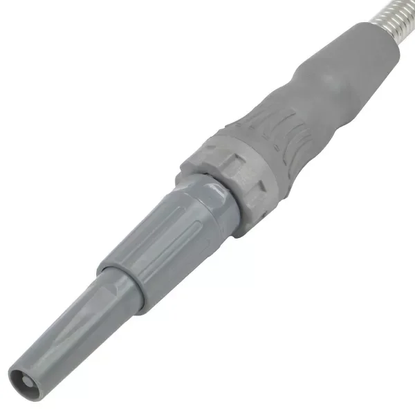 LYP 25' No-Kink Expandable Metal Garden Hose with New Grip Collar - Gray