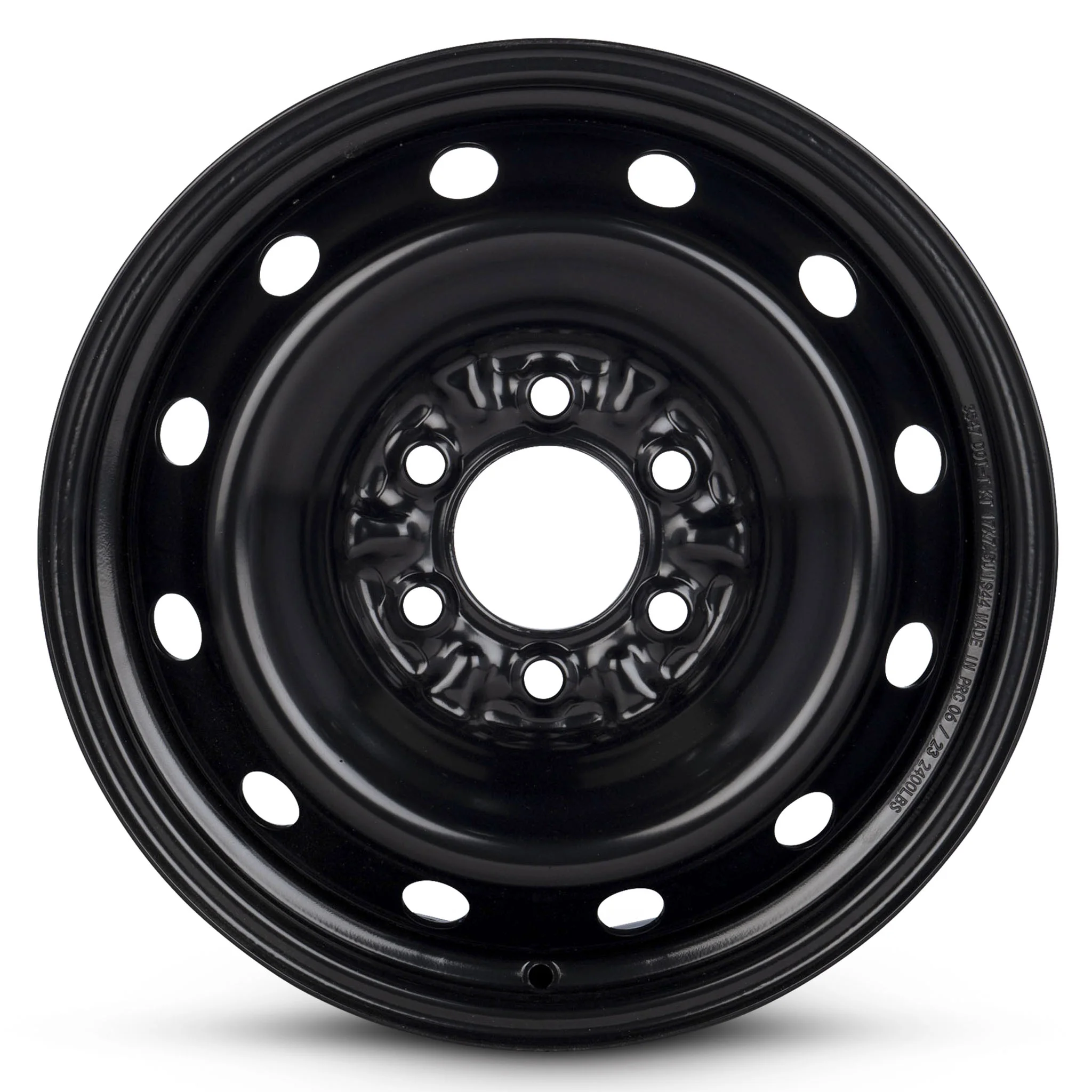 For 2004-2014 Ford Expedition 17 Inch Painted Black Rim - OE Direct Replacement - Road Ready Car Wheel