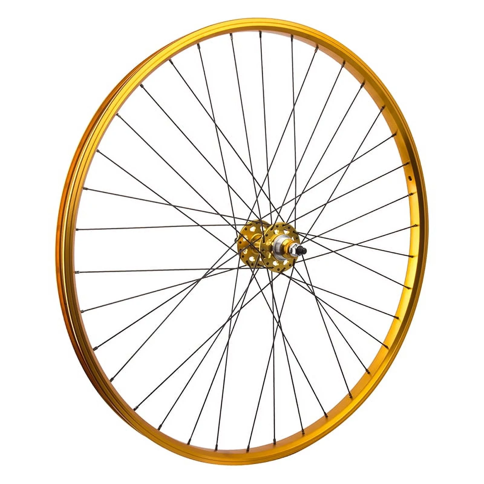 Se Bikes J24SG Rear Wheel 29in B/O 3/8inx110mm FW Rim Brake Clincher Gold 36H