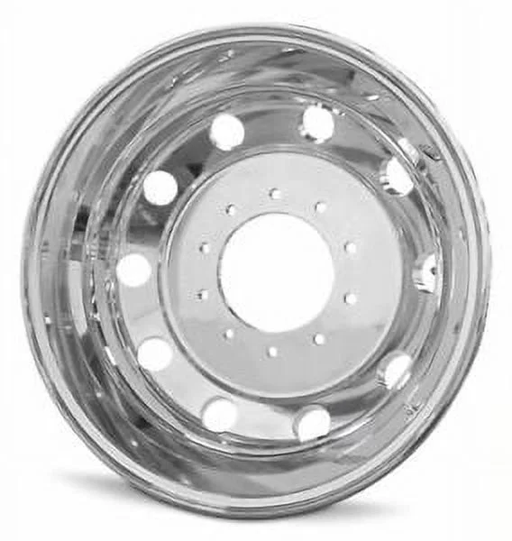 For 2005-2022 Dodge Ram 4500 19.5 Inch Polished Silver Rim - OE Direct Replacement - Road Ready Car Wheel