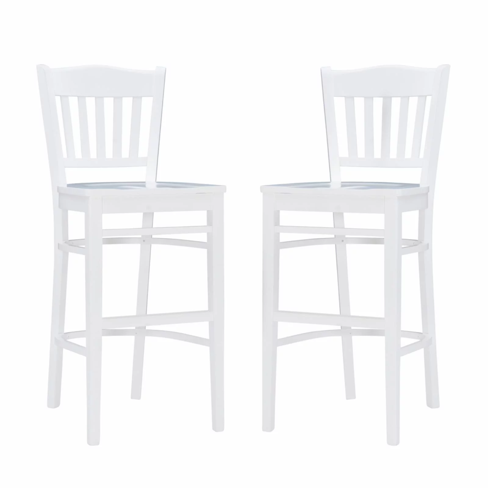 Linon Maryah 30 in. Bar Stool - Unfinished - Set of 2