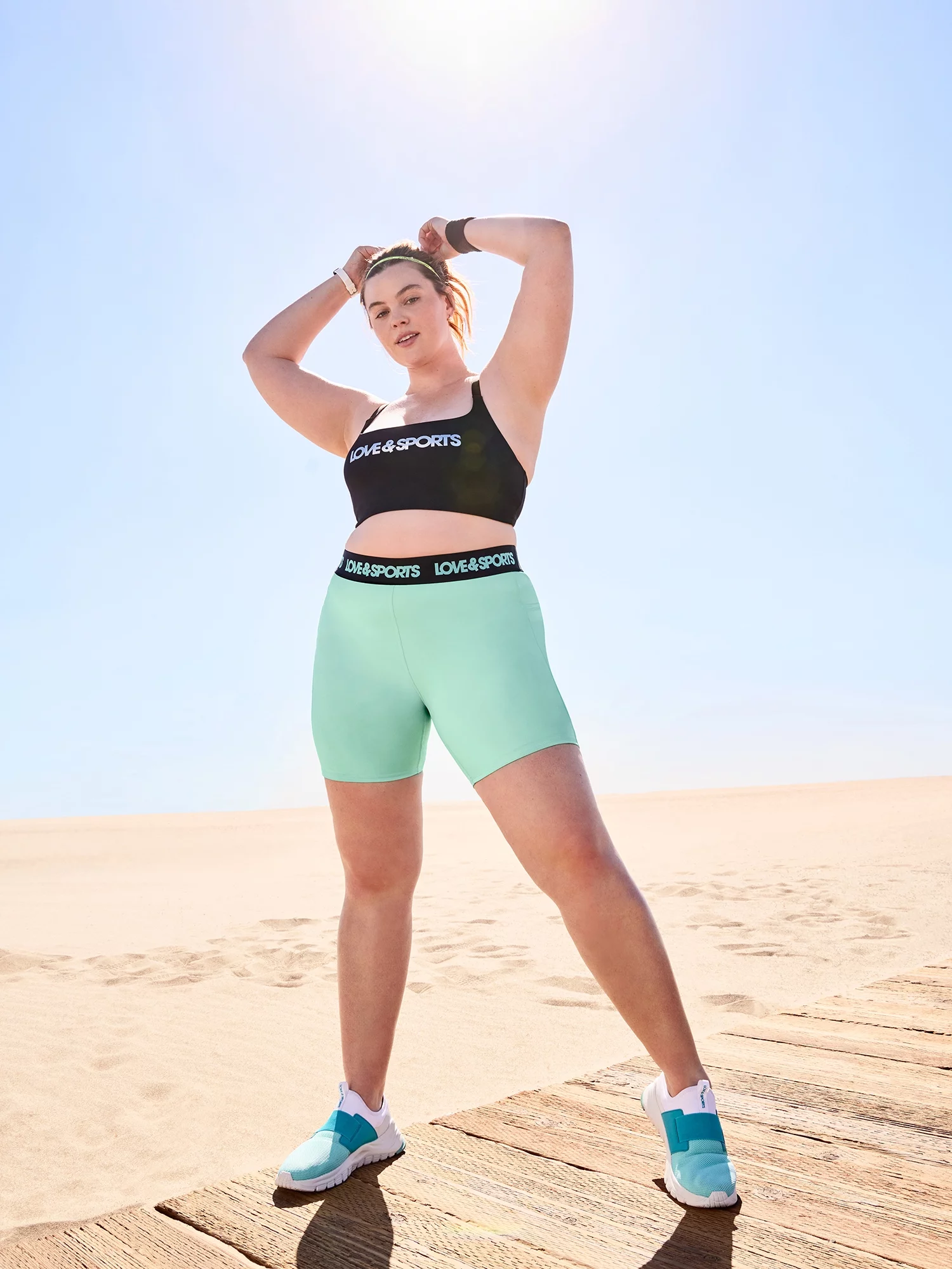 Love & Sports Women’s Bike Shorts, Sizes XS-XXXL