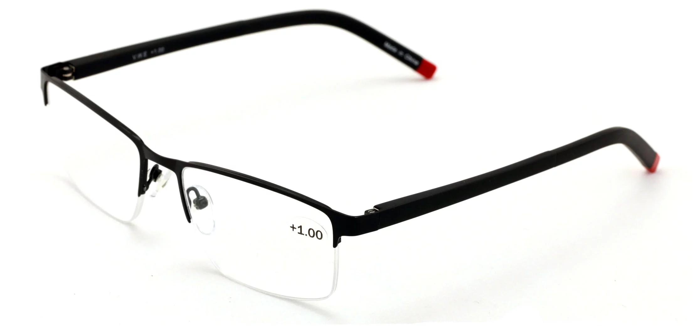 Premium Rectangular Reading Glasses - Lightweight TR90 Frame - Classy Smart Looking Readers