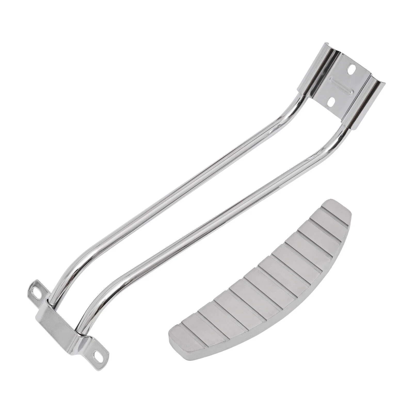 Silver Barber Chair Salon Shampoo Styling Hair Spa Beauty Equipment Footrest