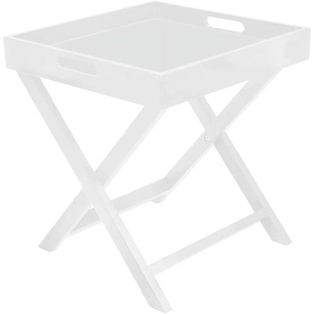 Urban Shop Side Table with Removable Tray, Multiple Colors