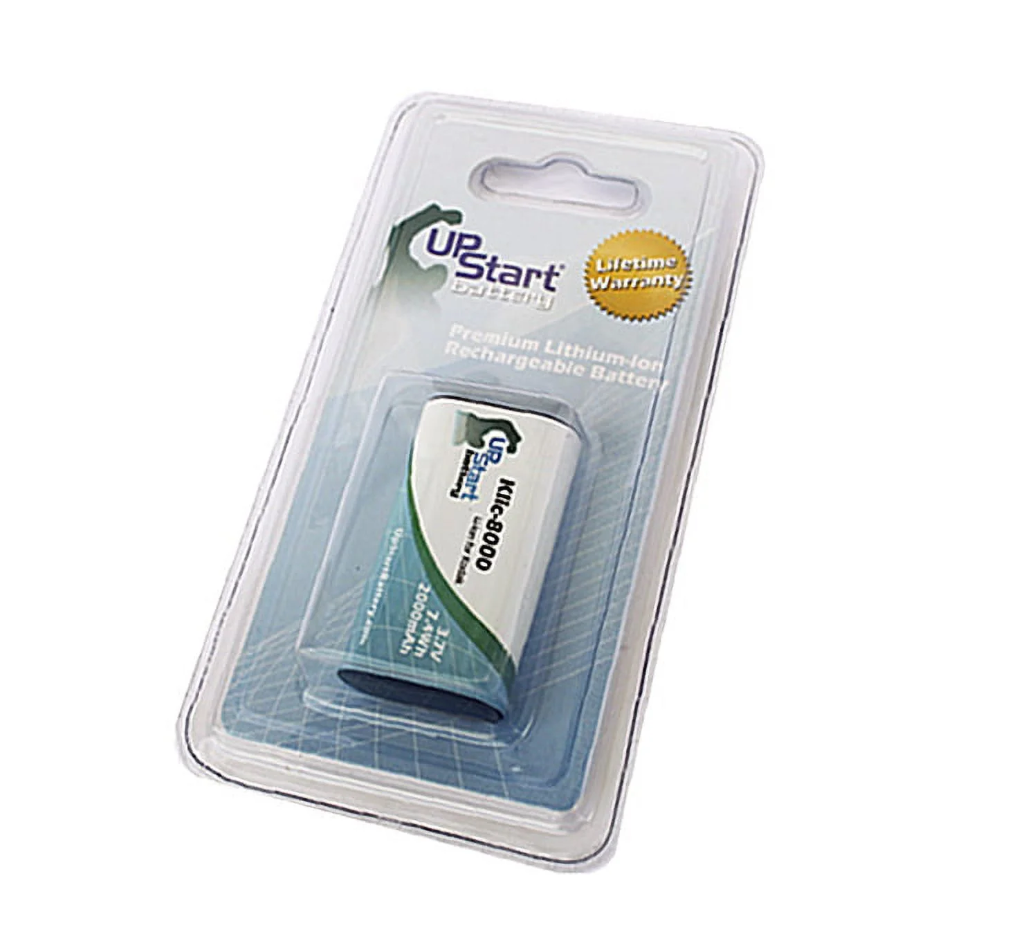 Kodak Easyshare Z712 IS Battery - Replacement for Kodak KLIC-8000 Digital Camera Battery (2000mAh, 3.7V, Lithium-Ion)