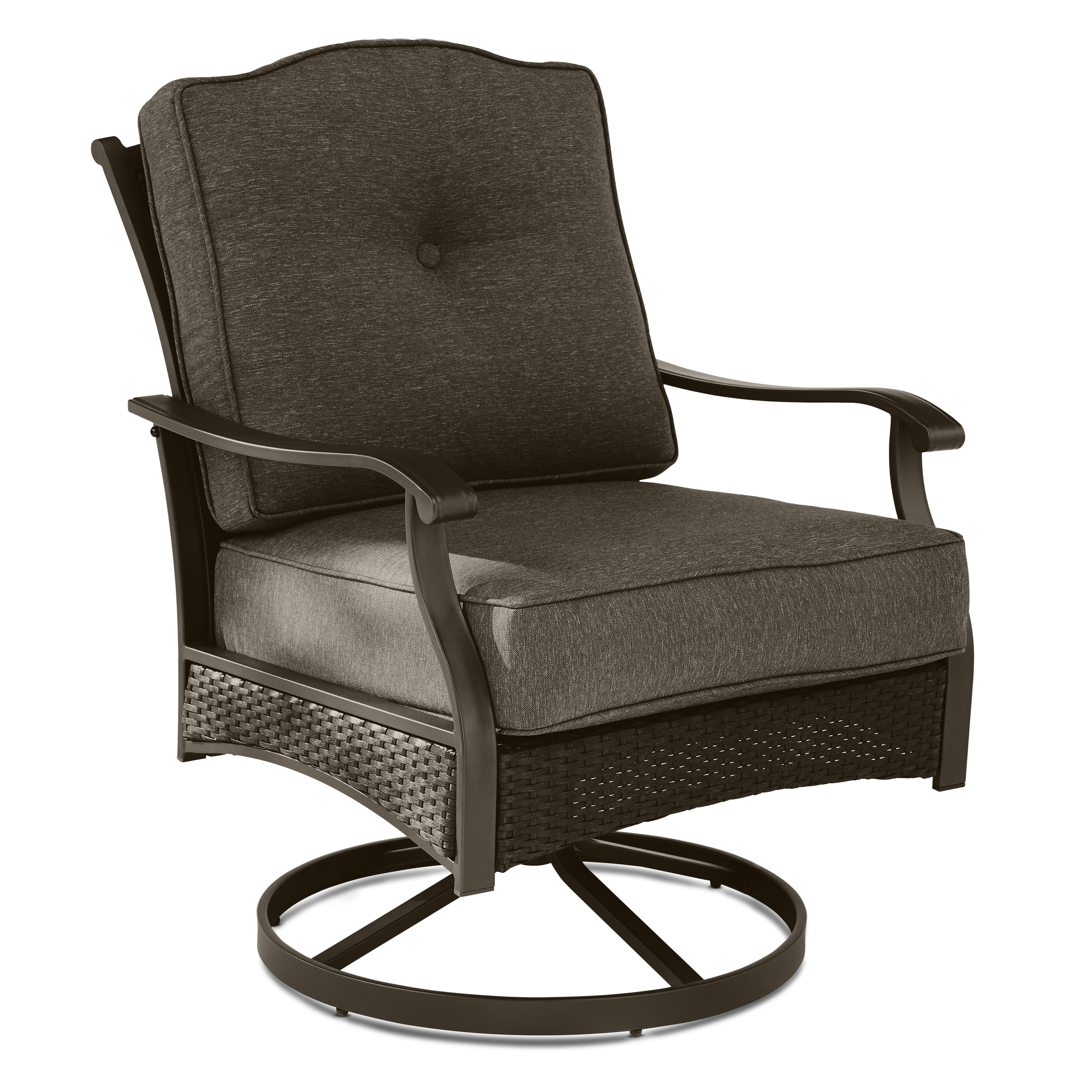 Better Homes & Gardens Providence 4-Piece Conversation Set, Gray