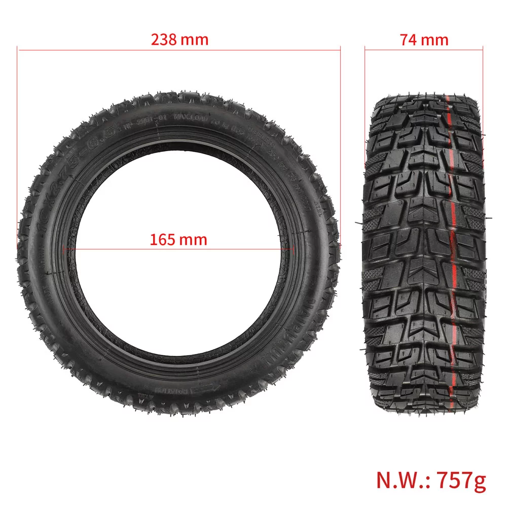 Tyre,10 Inch Off-road Inch Off-road Tire Off-road Tire Tire 10 Inch Tire Tyre 10x2.75-6.5 Tire 10 Buzhi Zeyuan Dsfen
