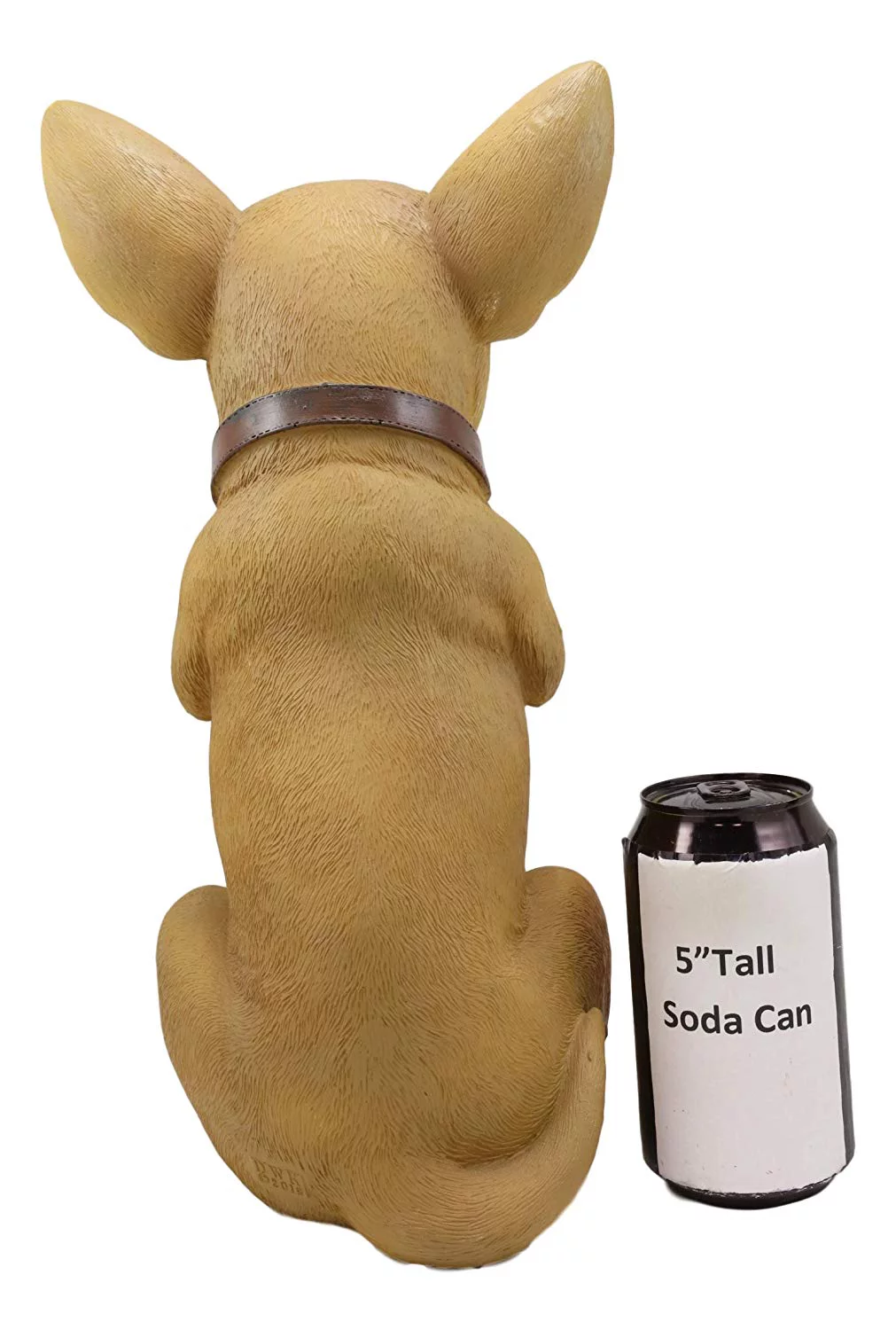 Ebros Gift Chihuahua Dog On Two Legs Statue with Solar LED Lantern Lamp 14