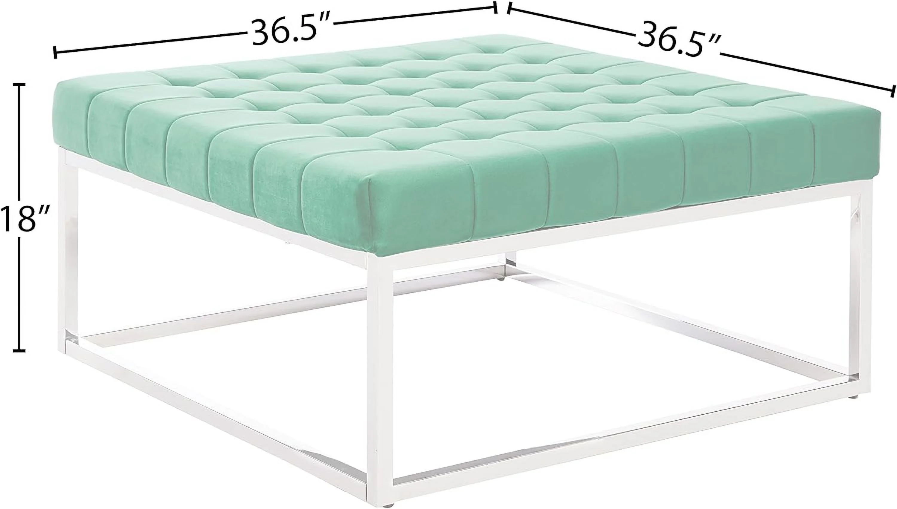 Caroline Tufted Ottoman, 36