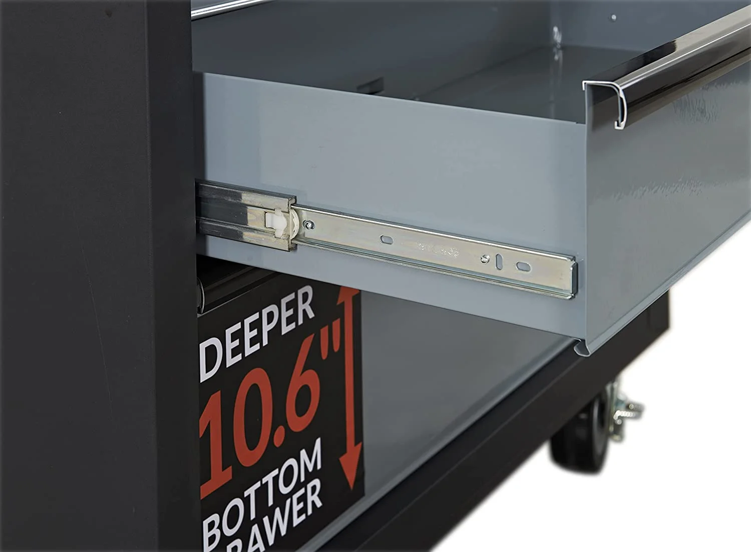 36 in. rolling cabinet W 6-Drawer