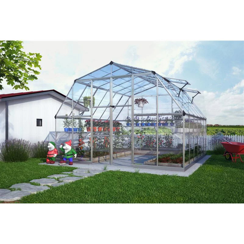 Palram Americana Silver Hobby Greenhouse - 12 x 12 ft.
