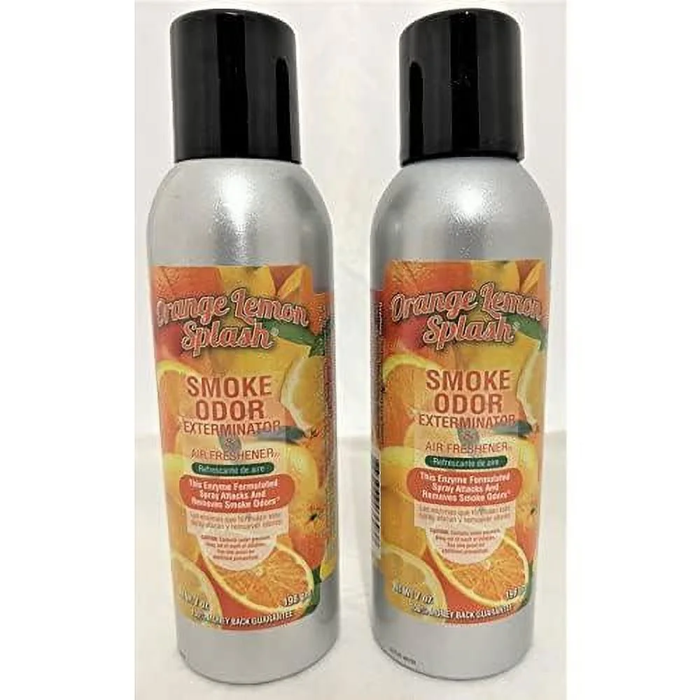 Odor 7Oz Large Spray - Orange Lemon (Pack Of 2)