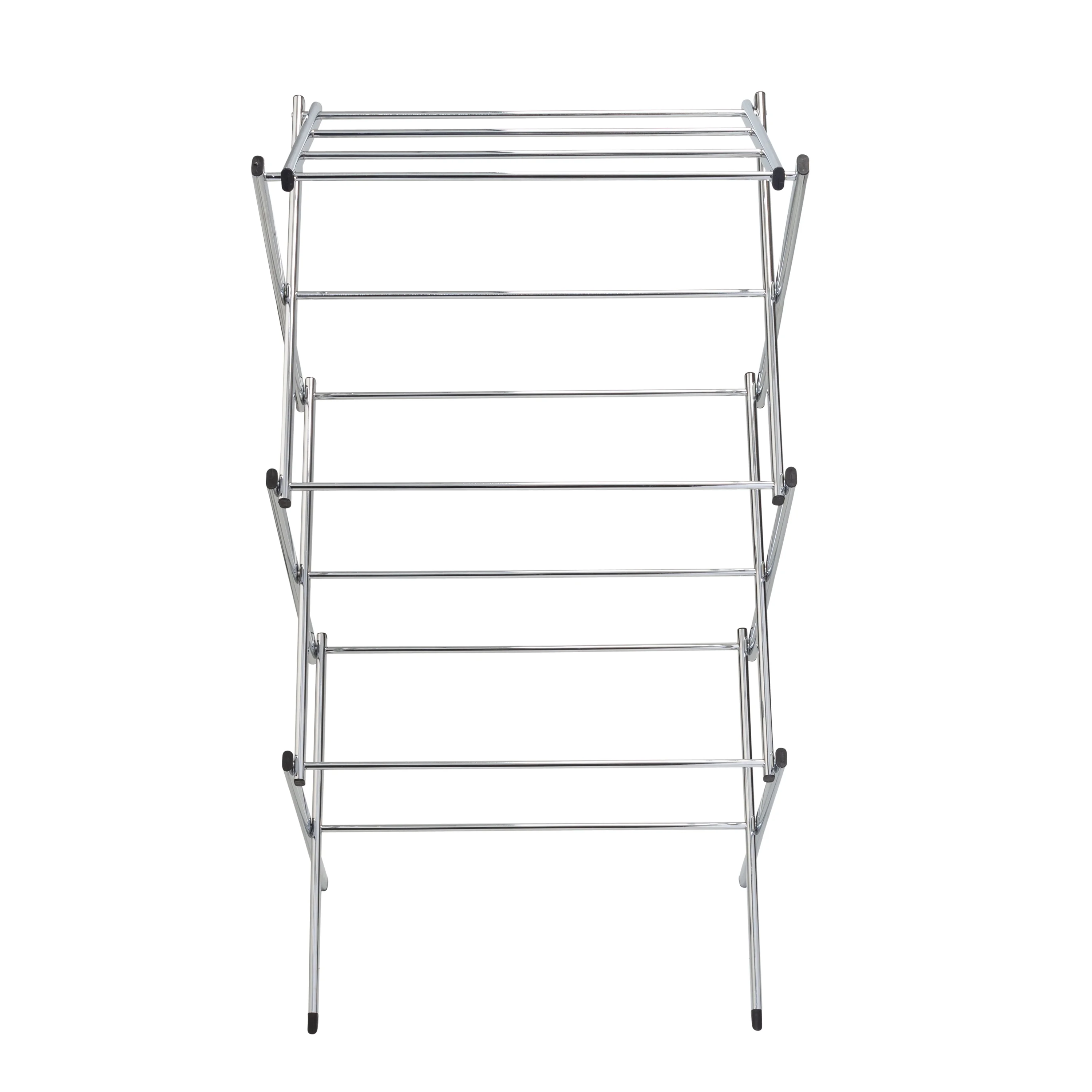 Honey-Can-Do Collapsible Steel Slim-Profile Freestanding Clothes Drying Rack, Chrome