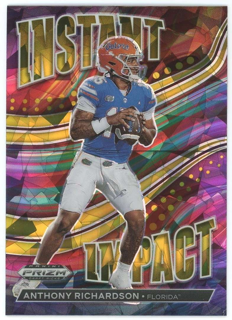 NFL 2023 Panini Prizm Draft Picks Cracked Ice Anthony Richardson II-4 (Rookie, Instant Impact)