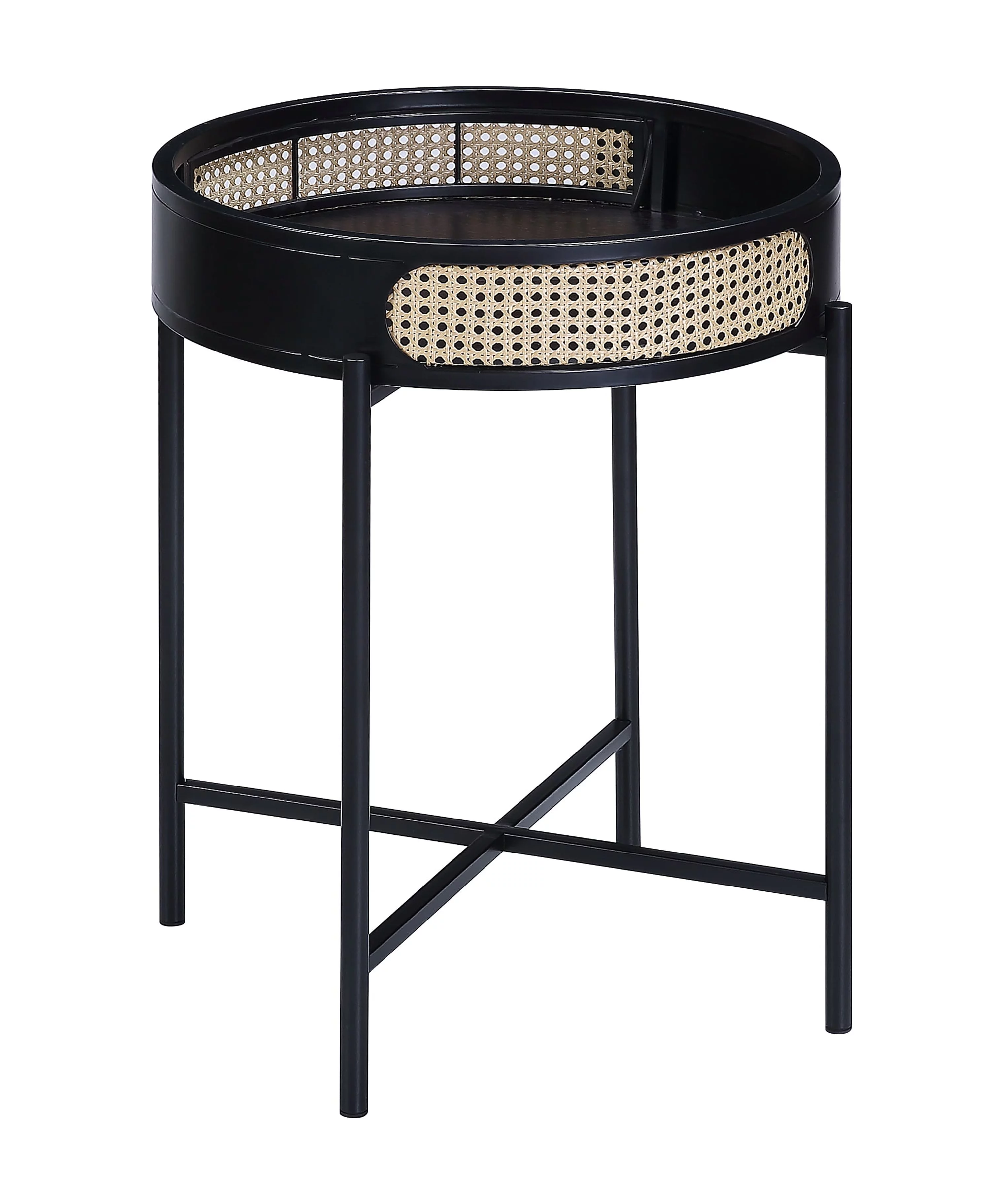 ACME Colson End Table, Black Finish LV01077