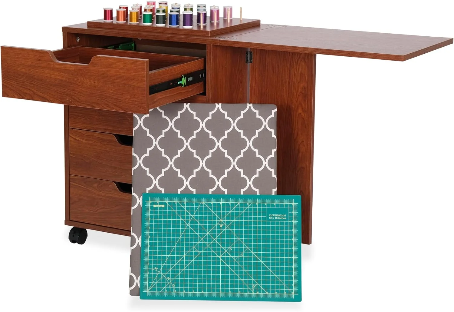 Arrow Laverne & Shirley Sewing Cabinet - Teak