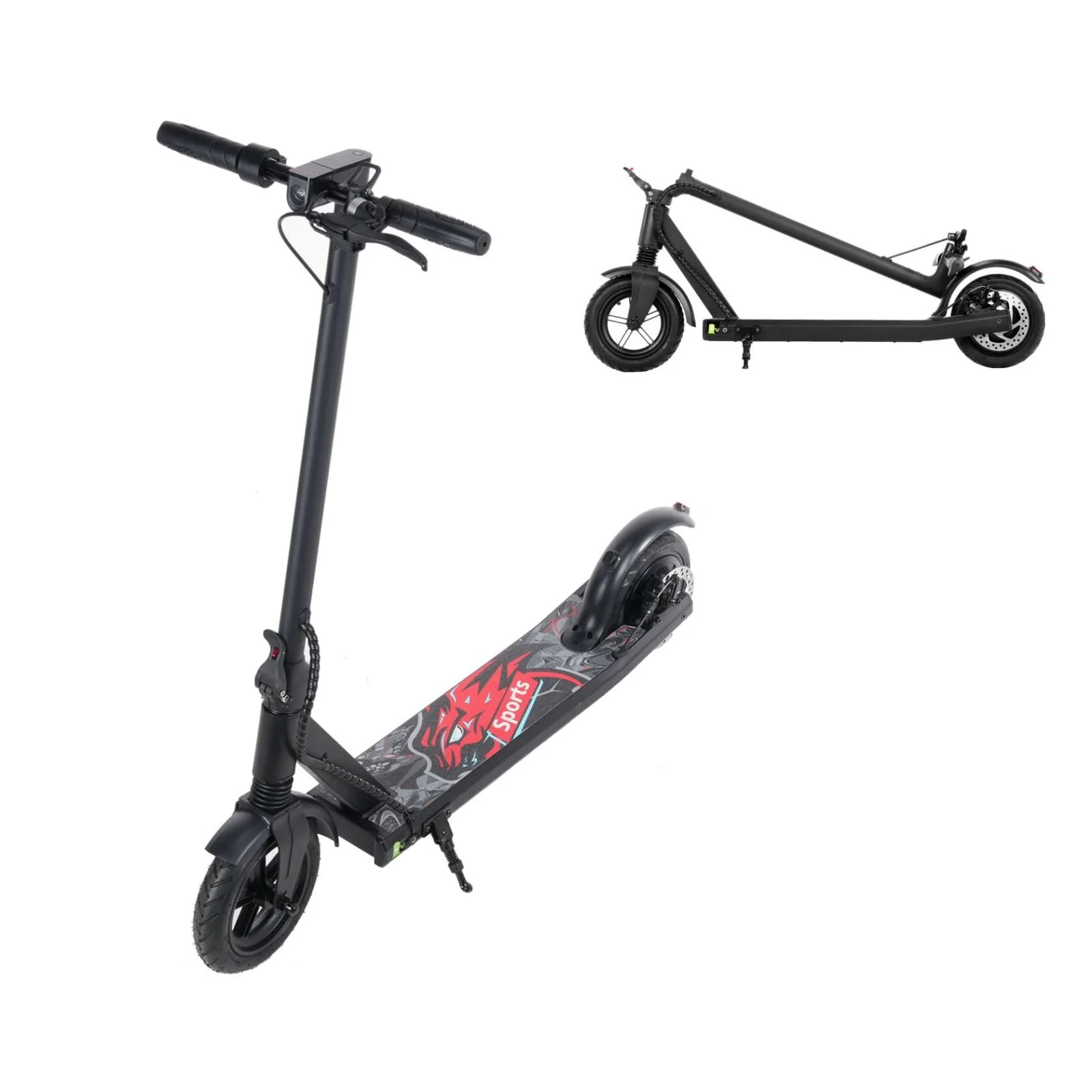 Electric Scooter CK85, Peak 500W Motor, 15.5 Mph Top Speed,15 Miles Long-Range, 8.5