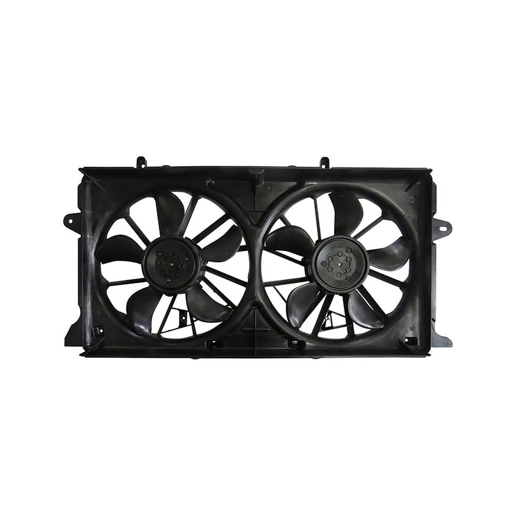 New Dual Radiator And Condenser Fan Compatible With Cadillac Chevrolet General Motors GMC Escalade ESV Sierra 1500 2014 2015 2016 2017 2018 By Part Numbers 23123633 23123634 GM3115291