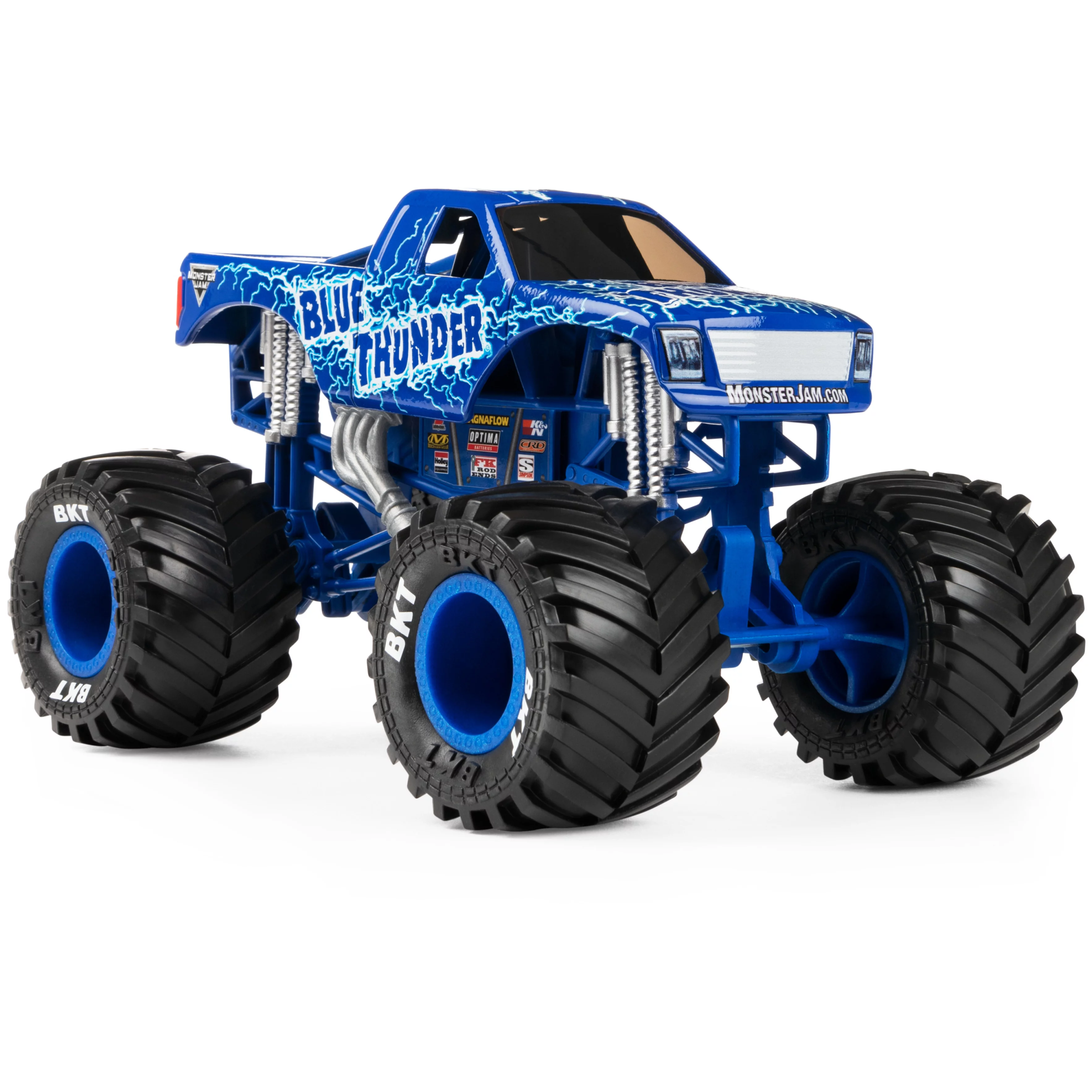 Monster Jam, Official Blue Thunder Monster Truck, Collector Die-Cast Vehicle, 1:24 Scale