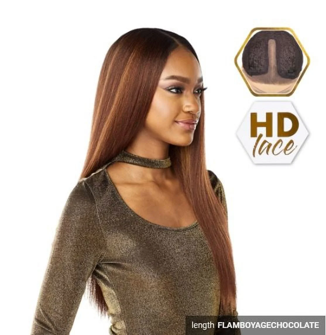 Sensationnel Synthetic HD Lace Front Wig - BUTTA UNIT 6 (MP/GOLD)