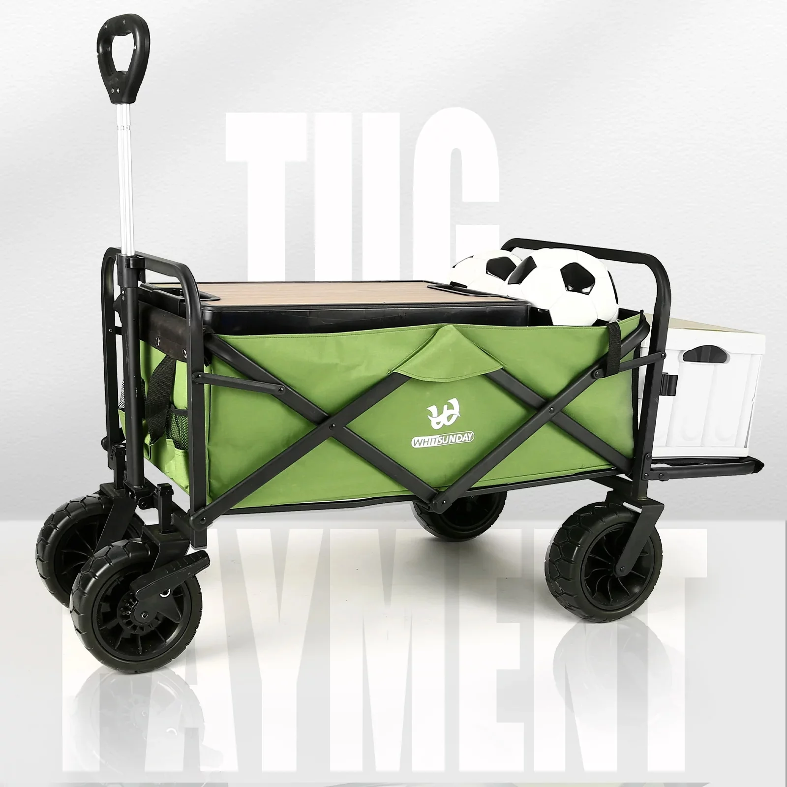 Collapsible Folding Garden Outdoor Park Utility Wagon