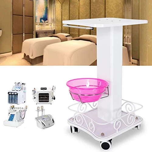 YIYIBYUS Universal Beauty Salon Hair Spa Rolling Trolley Cart,Salon Trolley Salon Cart with Wheels Beauty Cart Rolling Tray Cart Professional Mobile Cart Beauty Instrument Cart