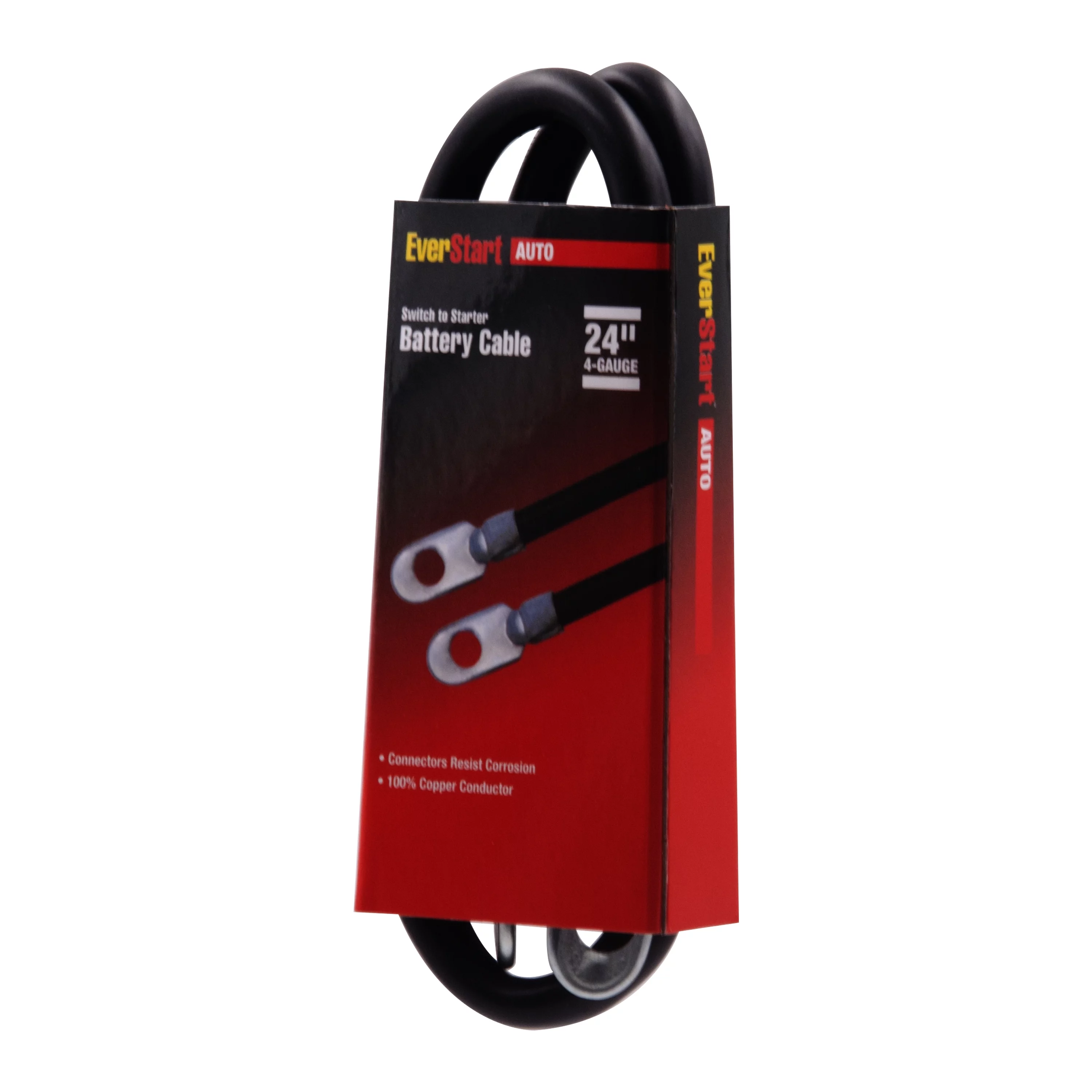 Everstart SS24-4-77 4 Gauge Switch to Starter Battery Cable, 24 Inches