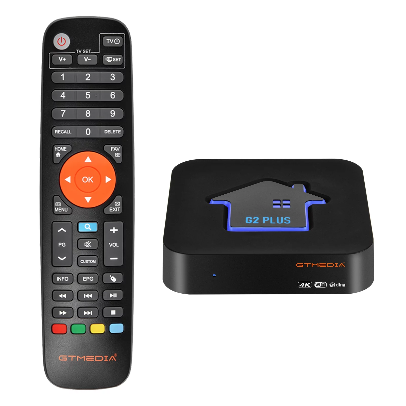 GTMEDIA G2 Plus Android 11.0 Smart Amlogic S905W2 UHD 4K 2GB / 16GB 2.4G WiFi DLNA H.265 VP9 HDR10+ Video Player with Remote Control