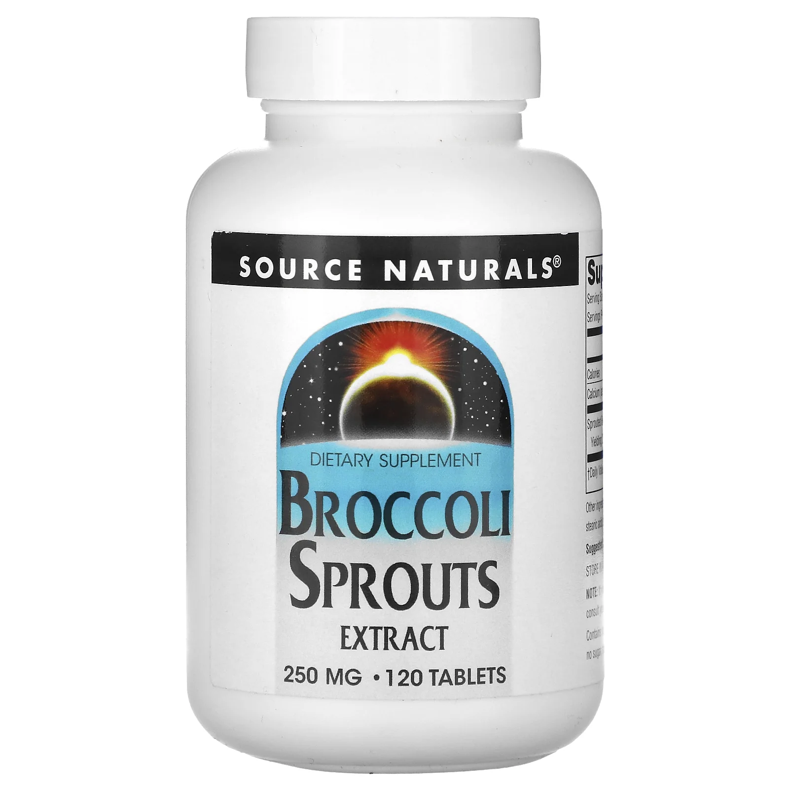 Source Naturals, Inc. Broccoli Sprouts Extract 250 mg 120 Tablet