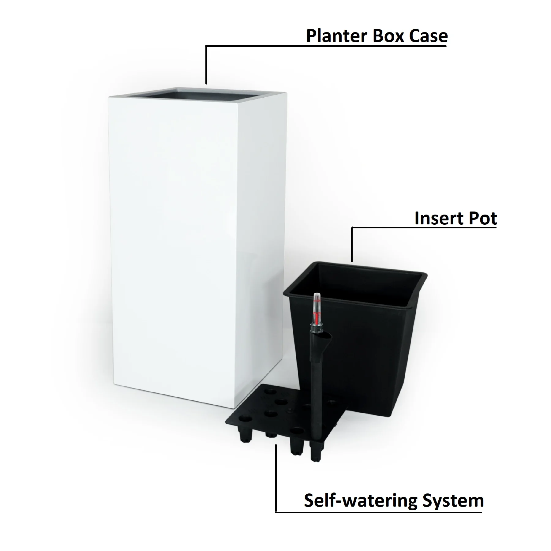 3-Pack Wicker Multi-purposes Basket with Handle - Planter Basket - Natural