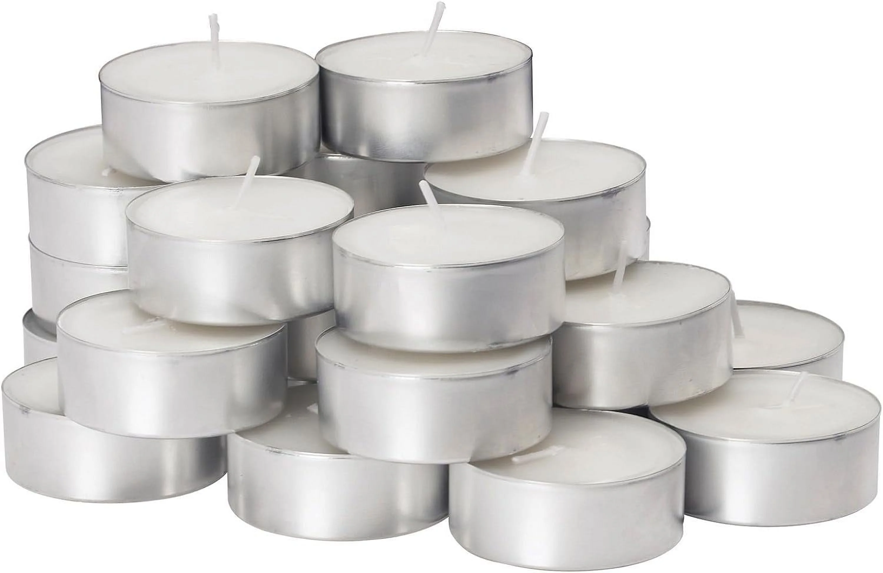 Online 7 Hours Long Burn Time Unscented White Tealight Candles In Aluminum Cup For Home Decor, Wedding, Holiday, Restaurants, Shabbat, Spa Or As A Emergency Candle - Set Of 400