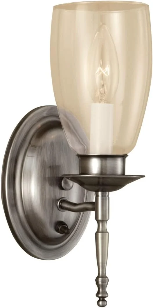 Legacy - 1 Light Wall Sconce in Contemporary and Classic Style-11.5 Inches Tall and 3.75 Inches Wide-Pewter Finish