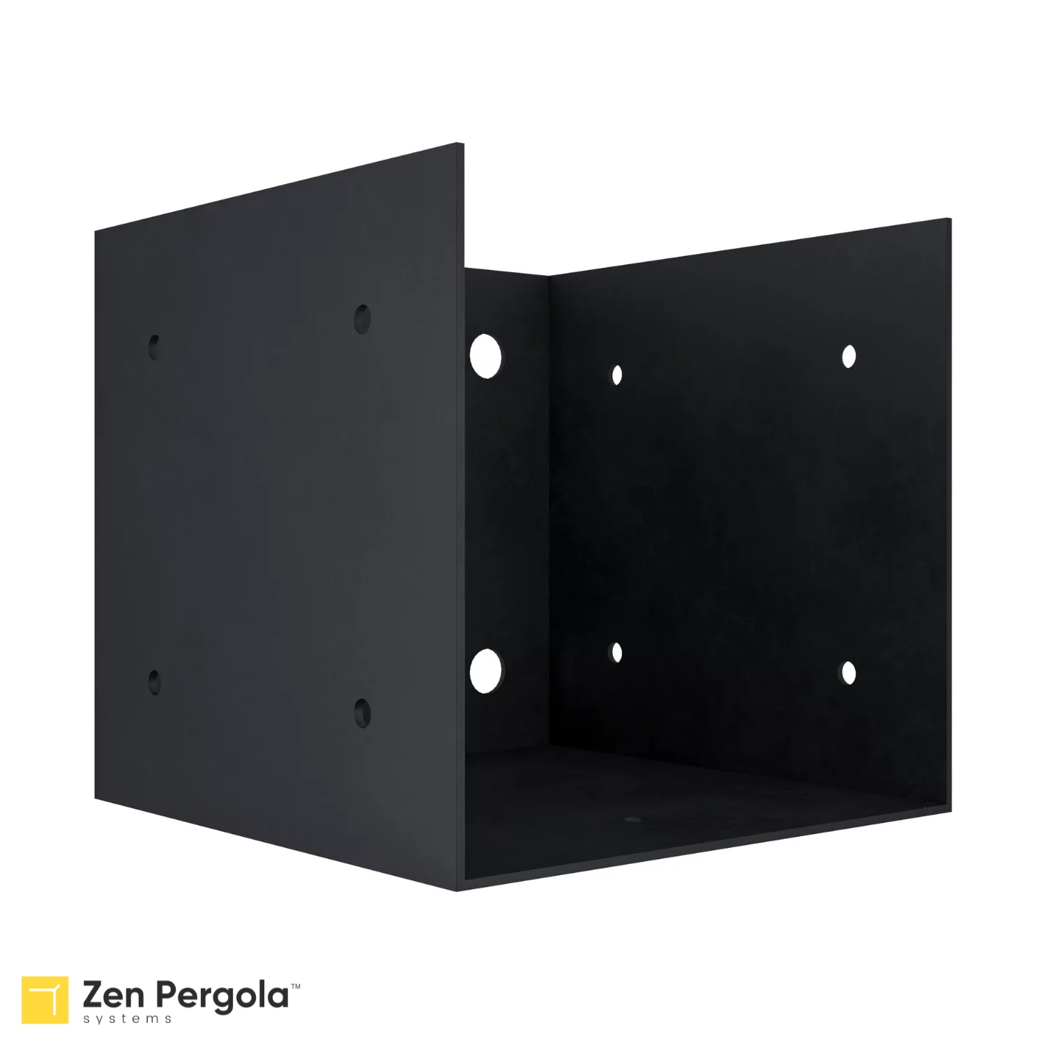 Pergola Wall Mount Bracket (6x6 Steel) for DIY Pergola Attached to House