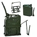 Steel Tank Gasoline Green with Holder 20L Liter 5 Gallons